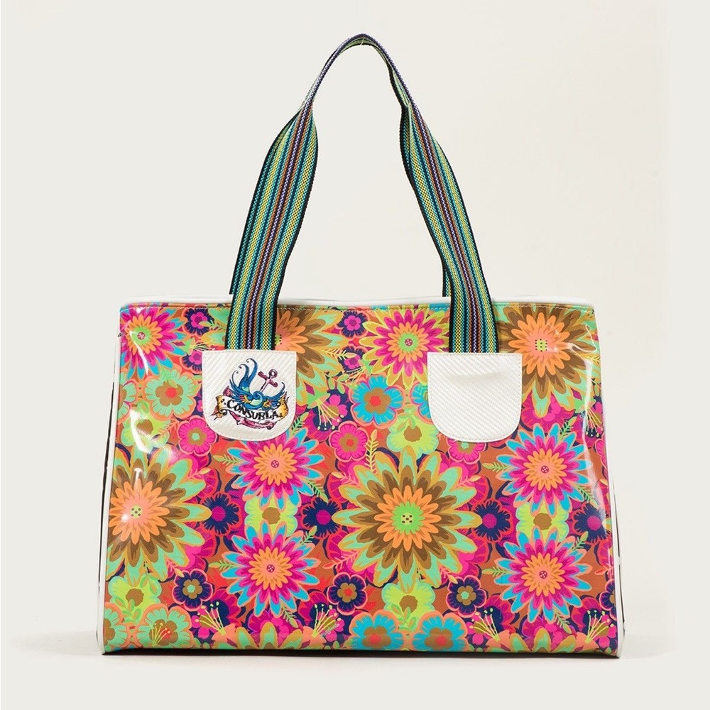 Consuela Multicolor Floral Tote
